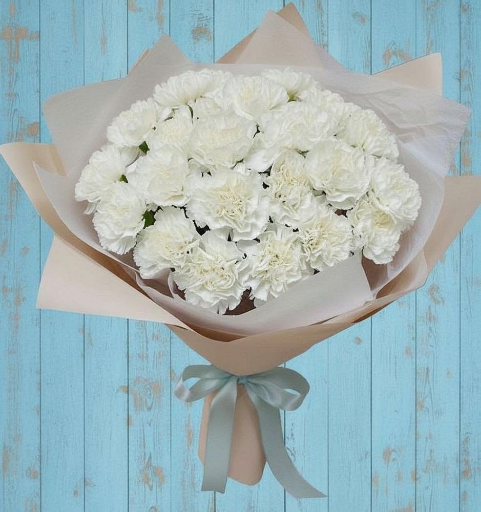 Букет цветов из: Гвоздики в Поселок Конезавода