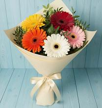 Букет цветов из:  Герберы в Поселок Конезавода