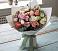 Букет цветов из: Розы, Лизиантусы и Гвоздики в Поселок Конезавода