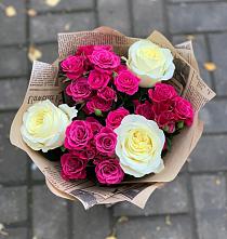Букет цветов из:  Розы #REPLACE_PRED# Поселок Конезавода