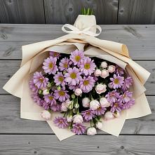 Букет цветов из:  Розы и Хризантемы #REPLACE_PRED# Поселок Конезавода
