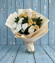 Букет цветов из:  Розы и Хризантемы #REPLACE_PRED# Поселок Конезавода