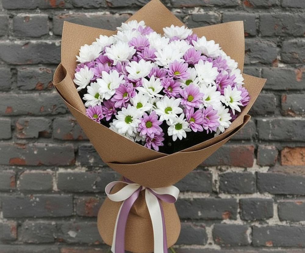 Букет цветов из: Хризантемы в Поселок Конезавода