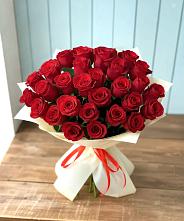 Букет 29 Красных роз в Поселок Конезавода